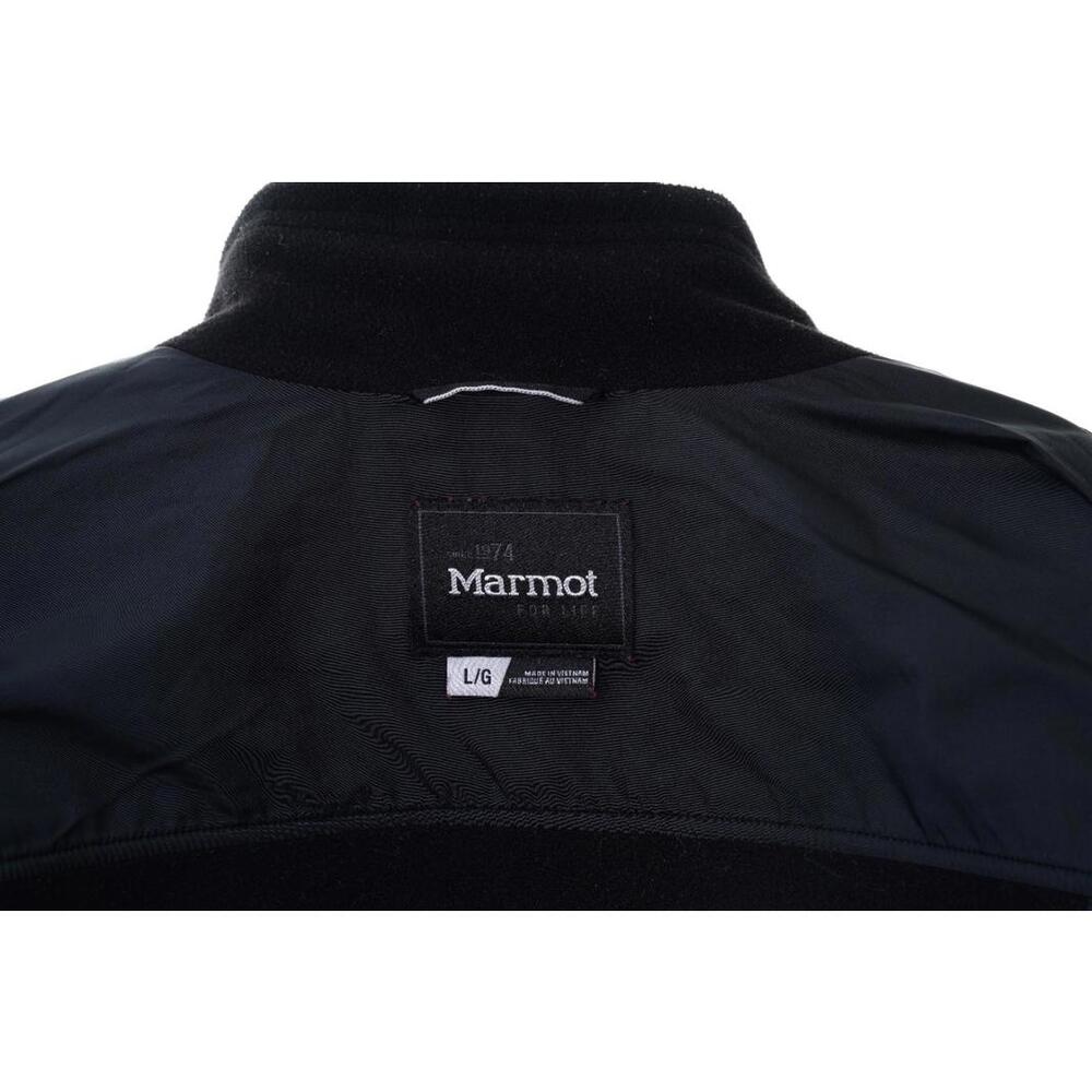 Marmot Hawkins Polyester Fleece Jacket Button Chest Pockets Men's Sz L - Picture 10 of 15